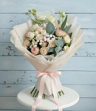 Букет цветов из:  Розы и Лизиантусы в Тополево
