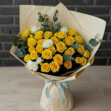 Букет цветов из:  Розы в Тополево