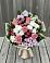 Букет цветов из: Альстромерии, Гвоздики, Розы и Хризантемы в Тополево