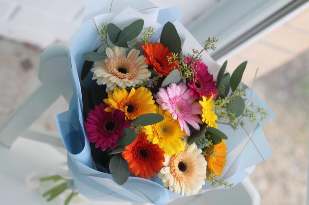 Букет цветов из: Герберы в Тополево