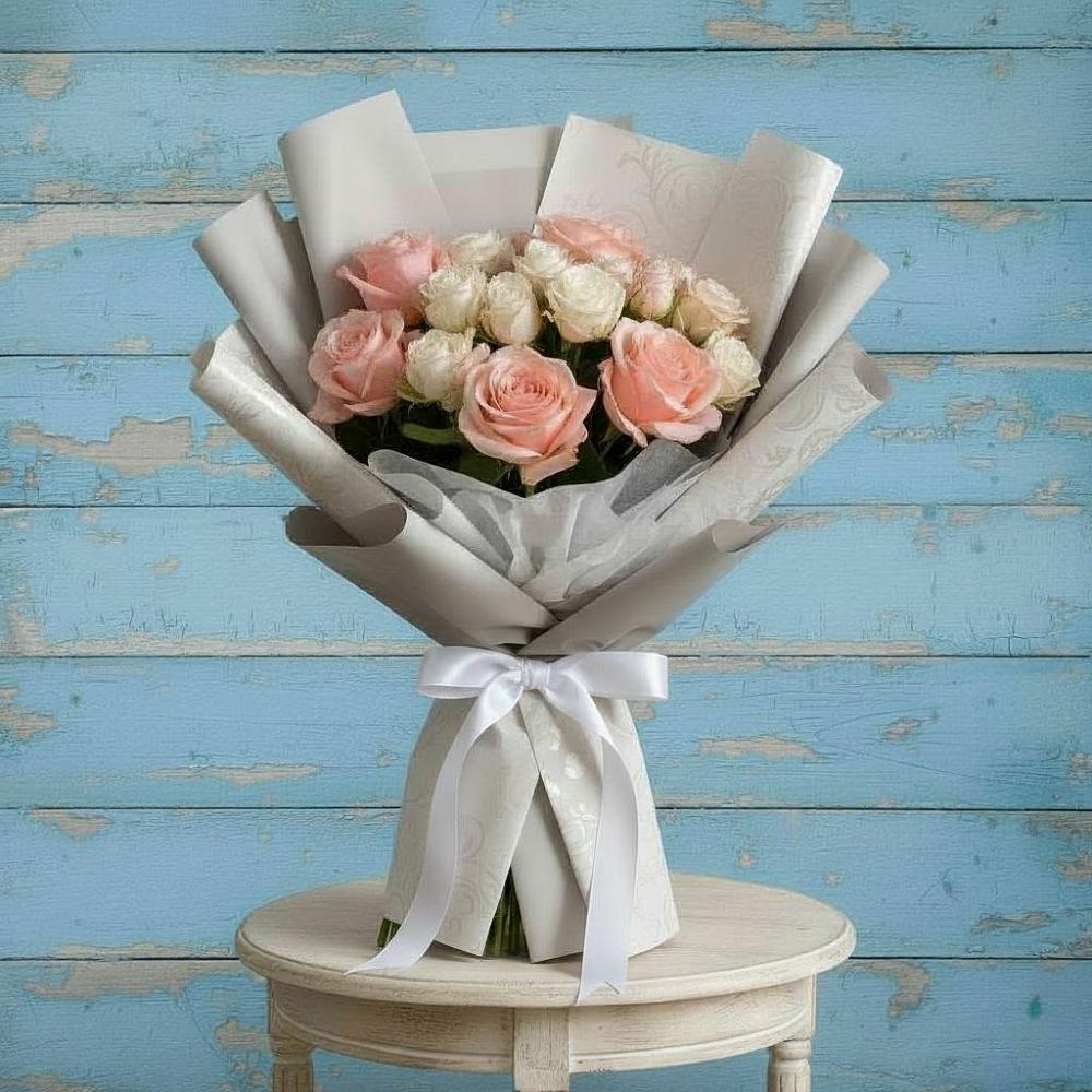 Букет цветов из: Розы в Тополево