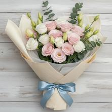 Букет цветов из:  Лизиантусы в Тополево
