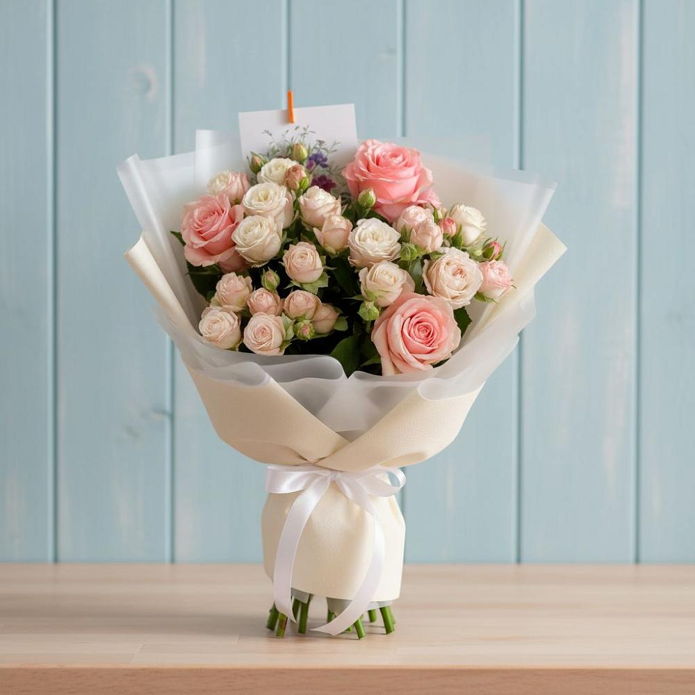 Букет цветов из: Розы в Тополево