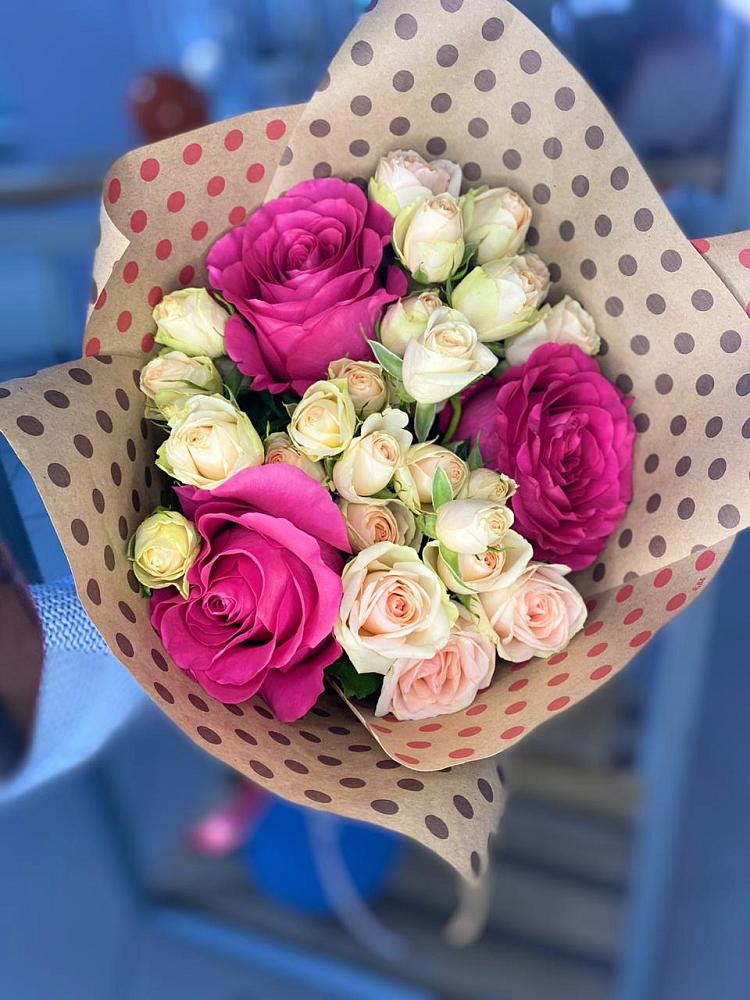 Букет цветов из: Розы в Тополево