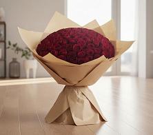 Букет 101 Красная роза в Тополево