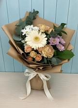 Букет цветов из:  Герберы и Хризантемы #REPLACE_PRED# Тополево