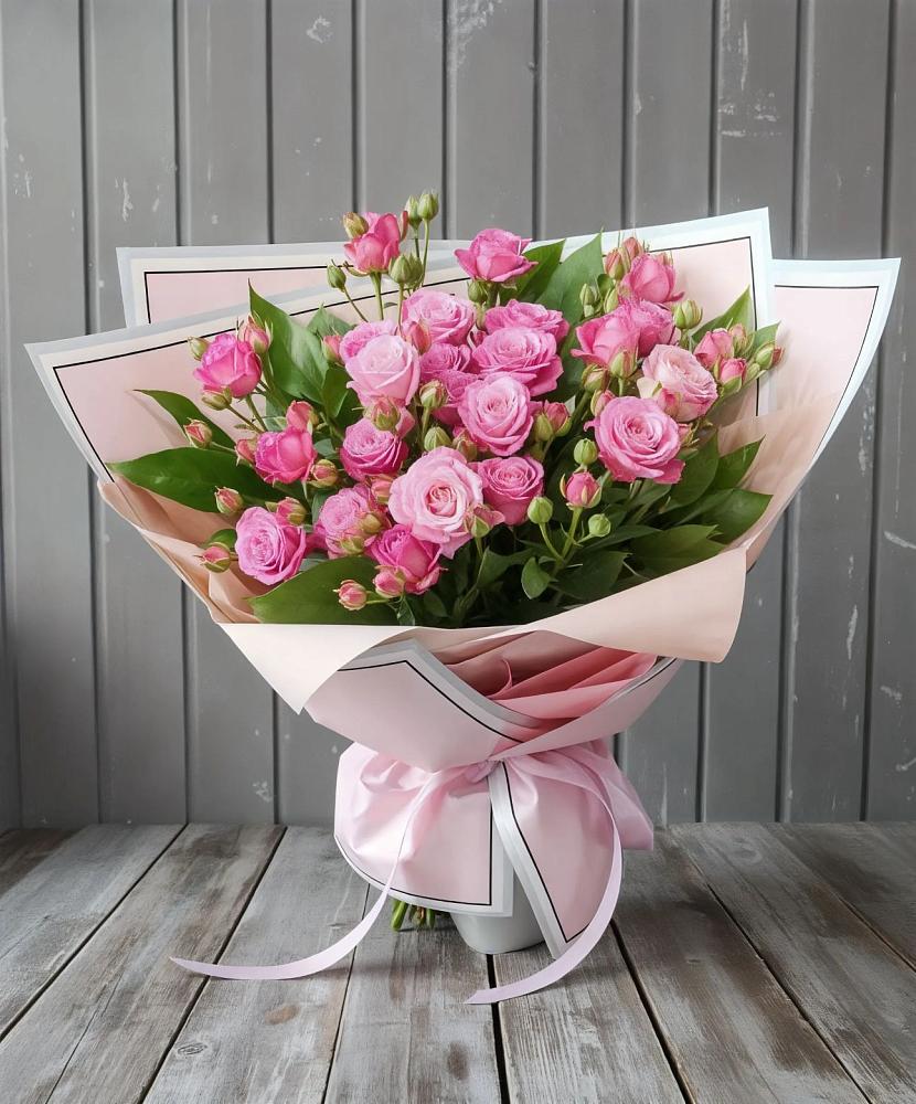 Букет Розовый кустик в Тополево
