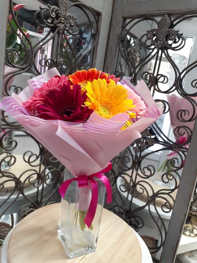 Букет цветов из: Герберы в Тополево