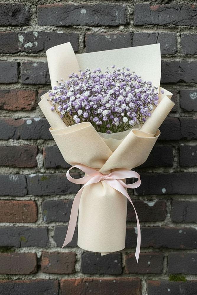 Букет цветов из: Гипсофила в Тополево