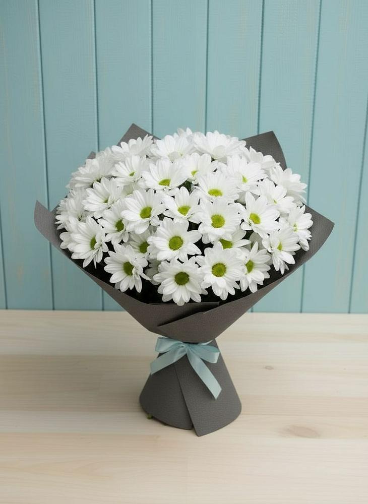 Букет цветов из: Хризантемы в Тополево