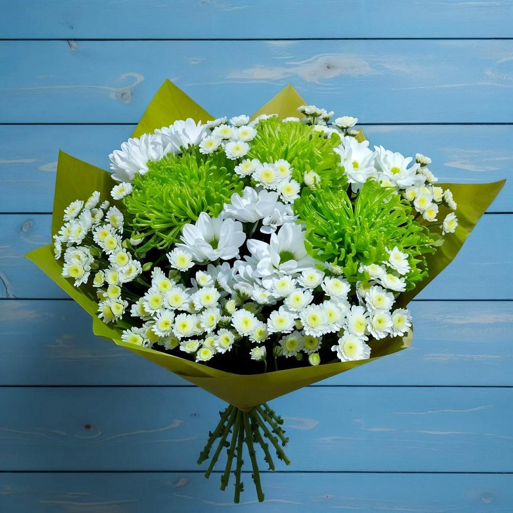 Букет цветов из: Хризантемы в Тополево