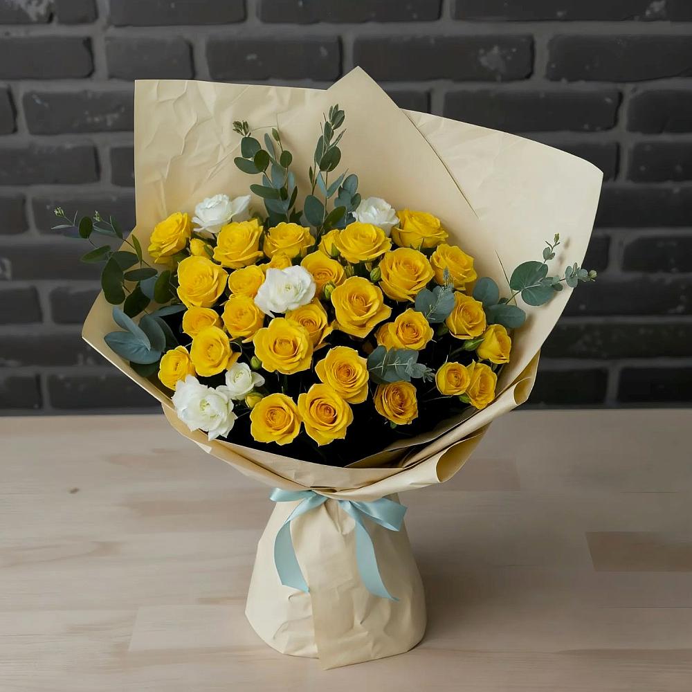 Букет цветов из: Розы в Тополево