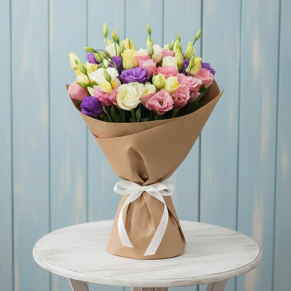 Букет цветов из: Лизиантусы в Тополево