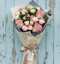 Букет цветов из:  Розы #REPLACE_PRED# Тополево
