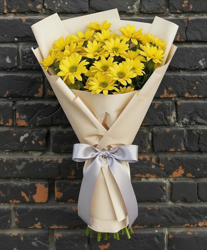 Букет цветов из: Хризантемы в Тополево