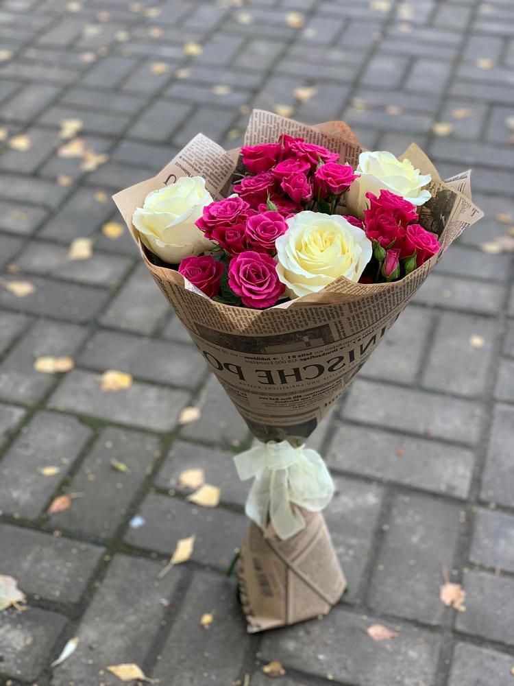 Букет цветов из: Розы в Тополево