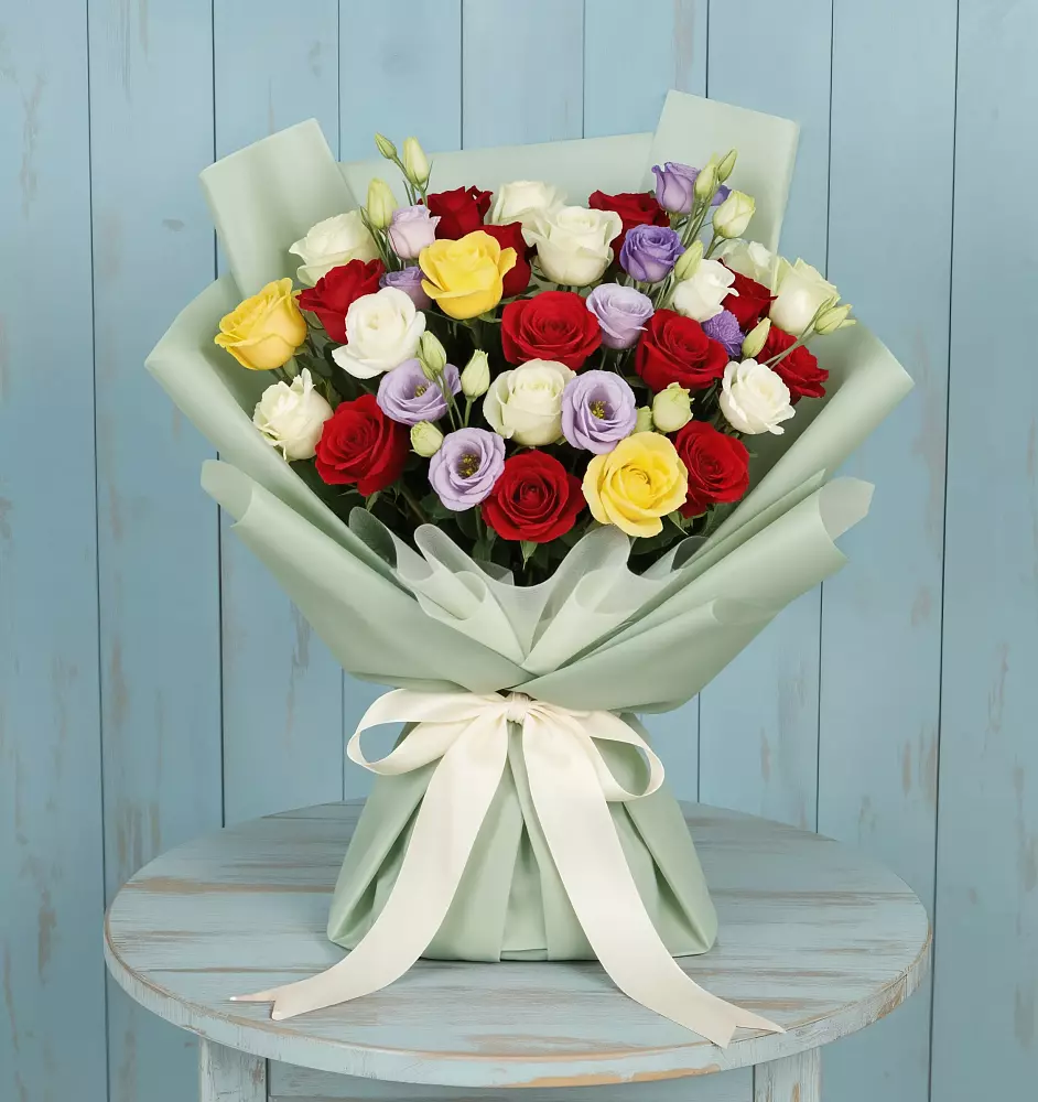 Букет цветов из: Розы в Тополево