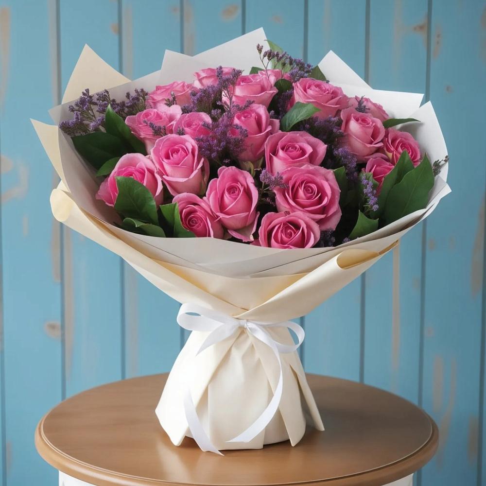 Букет цветов из: Розы в Тополево