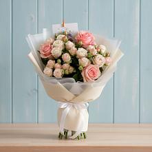 Букет цветов из:  Розы в Тополево
