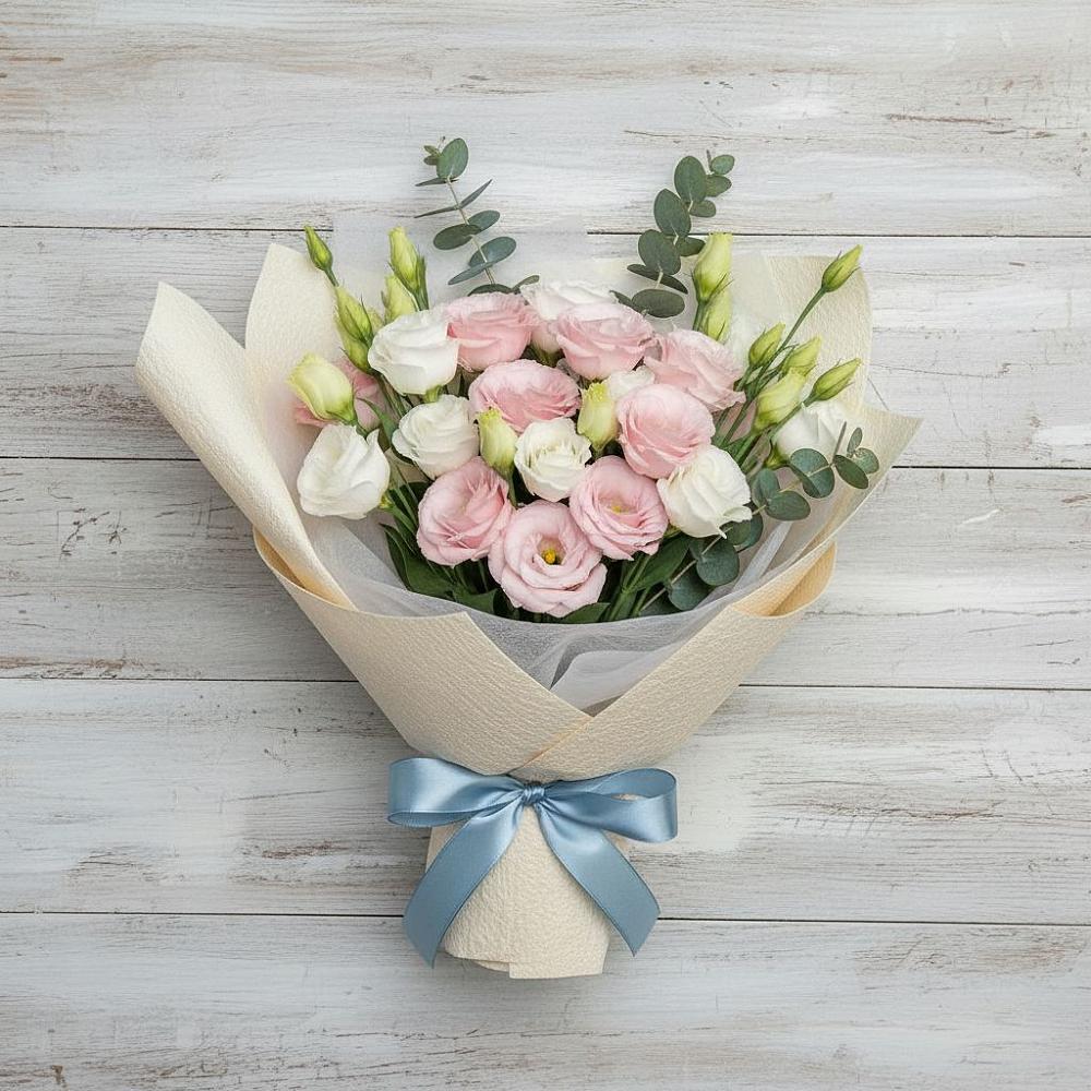 Букет цветов из: Лизиантусы в Тополево